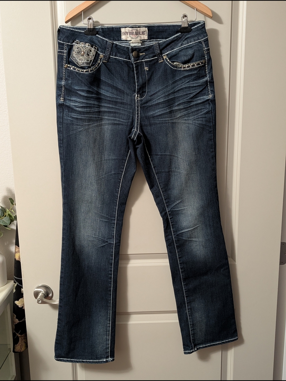 Hydraulic Women's Boot Cut Jeans in Dark Indigo